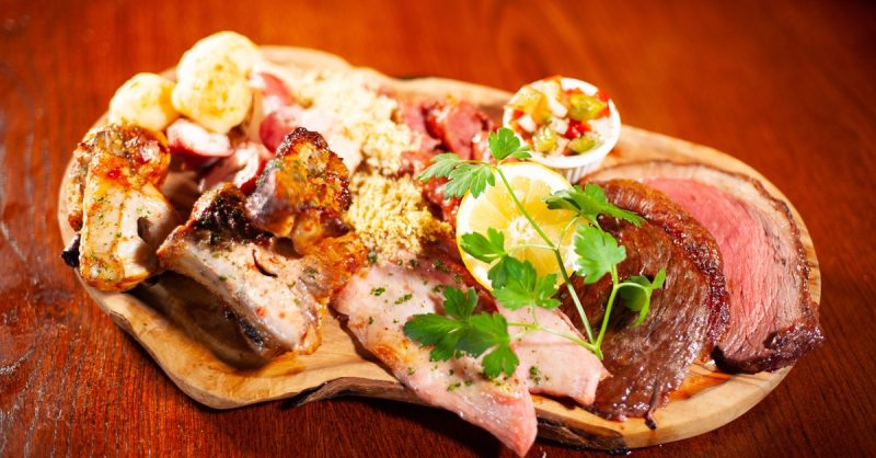 Brazilian Meat Platter with Cocktails for Two at Villas Brazil