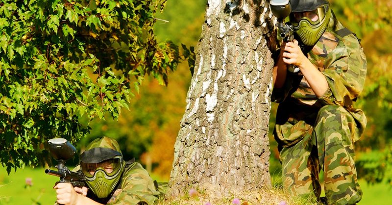 Exciting Paintball Experience with 50 Balls at Hamburger Hill
