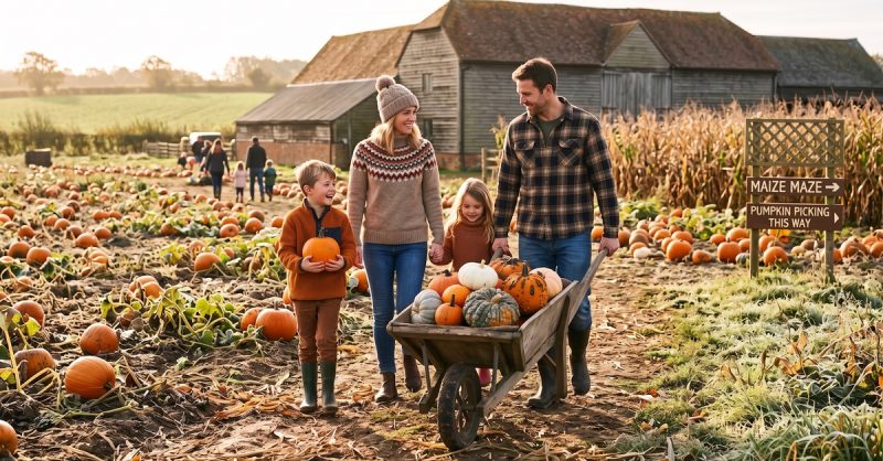 Halloween Maize Maze & Pumpkin Picking at Oscars Pumpkin Patch