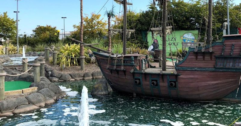 18 Holes of Adventure Golf for 2 or 4 at Adventure Golf Island