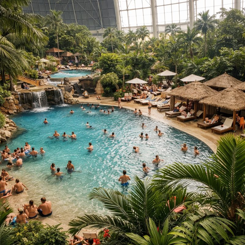 Ophold i Europas største tropeverden - Tropical Islands
