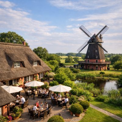 Ophold på Landhotel Lewitz Mühle i Mecklenburg Lake District
