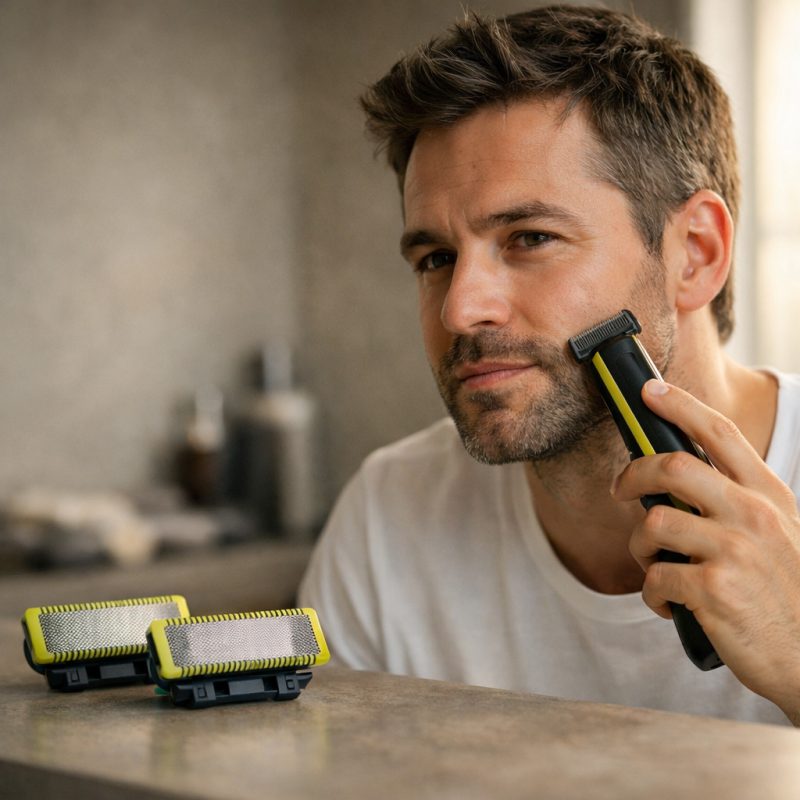 Barberhoveder til ansigtshårstrimmer - kompatible med OneBlade