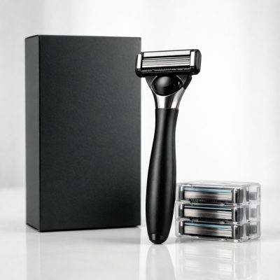 haver fra ShaveBuddy - Gratis Skaft - 5 Blade med USA Diamant-Platin Belægning