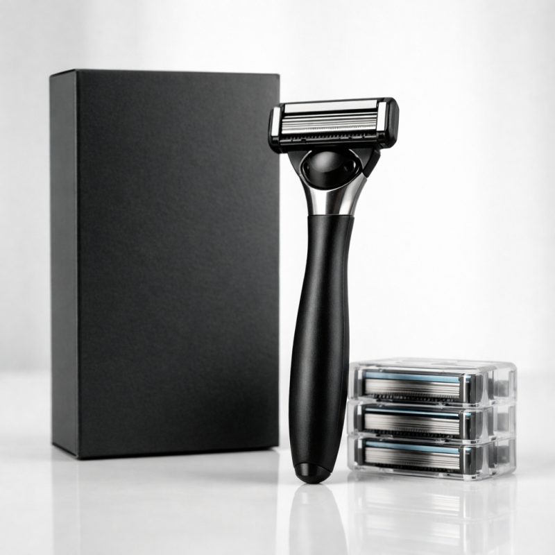  haver fra ShaveBuddy - Gratis Skaft - 5 Blade med USA Diamant-Platin Belægning