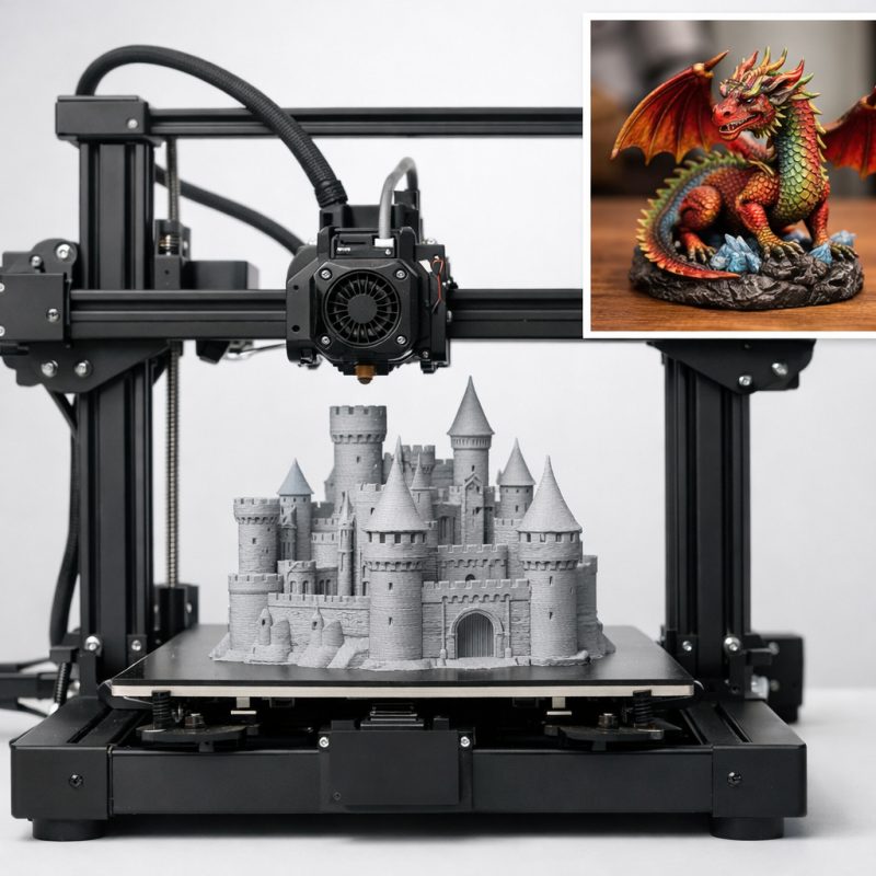 3D-printer med auto-leveling fra Nord Trading - fri fragt! (3)