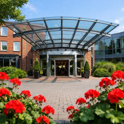 Ophold med morgenmad på Hotel Heidehof i Büdelsdorf