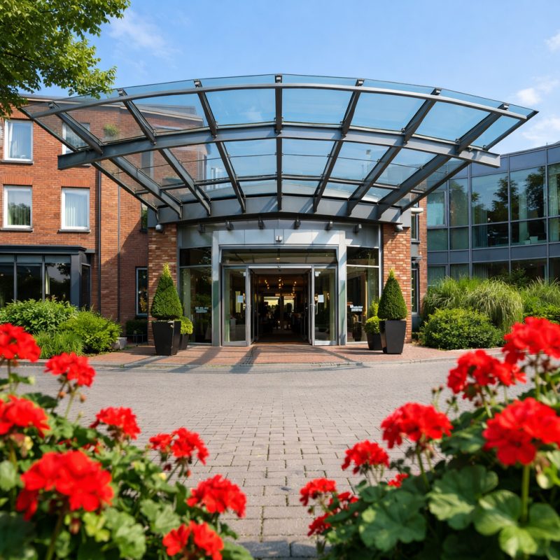 Ophold med morgenmad på Hotel Heidehof i Büdelsdorf