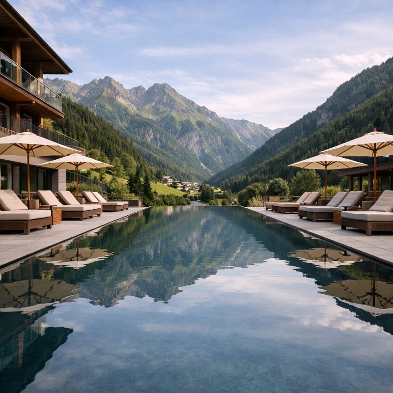 Wellnessophold med gourmetpension på Das VIER i Leonhard i. Pitztal