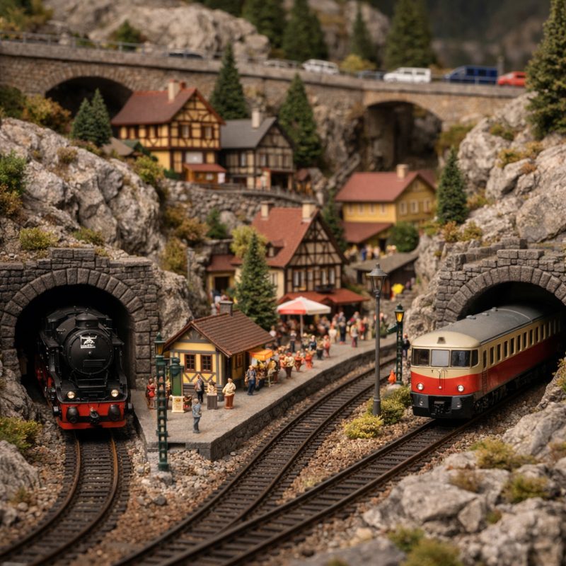 Ophold med morgenmad og billetter til Miniatur Wunderland i Hamborg