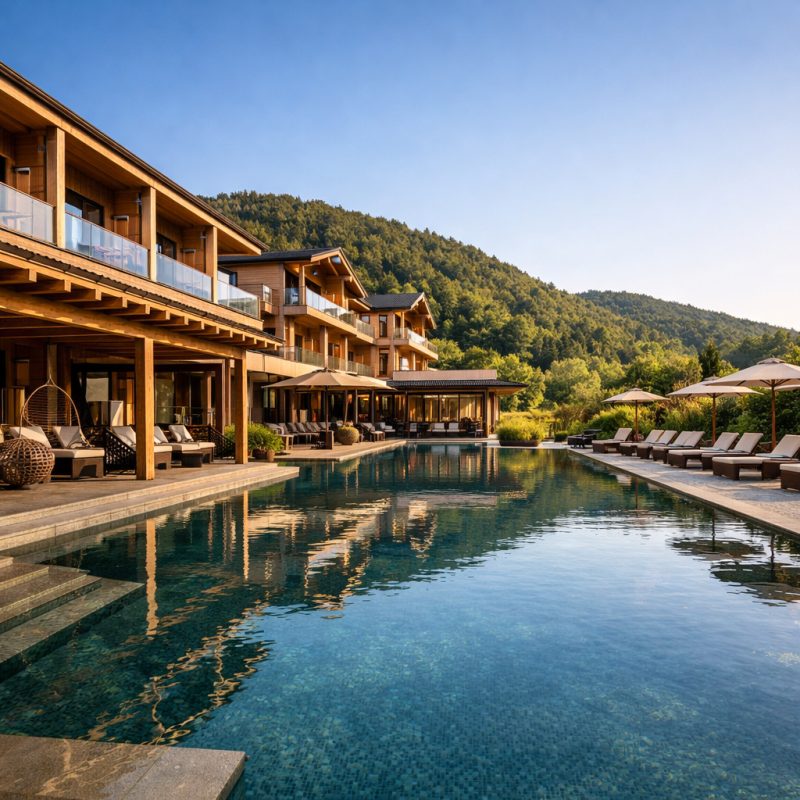 Luksusophold med wellness på Green Lake Hotel Weiher i Pfalz