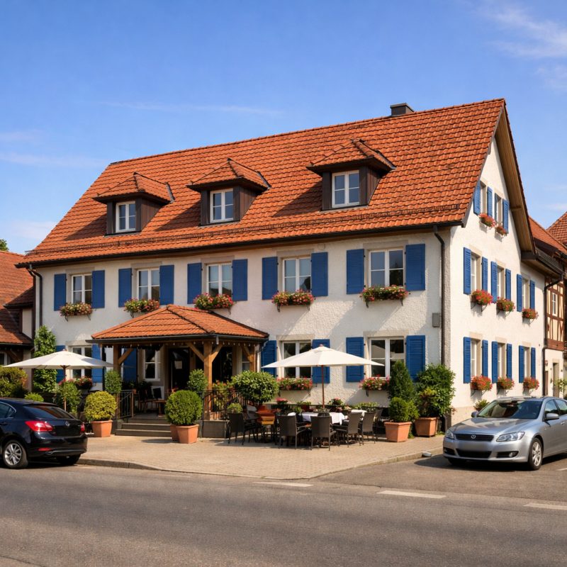 Ophold med morgenbuffet på Hotel-Gasthaus Krone i Bötzingen