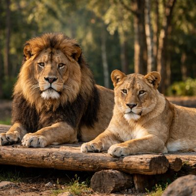 Ophold med morgenmad og adgang til Serengeti Park på Hotel Heide Kröpke i Essel