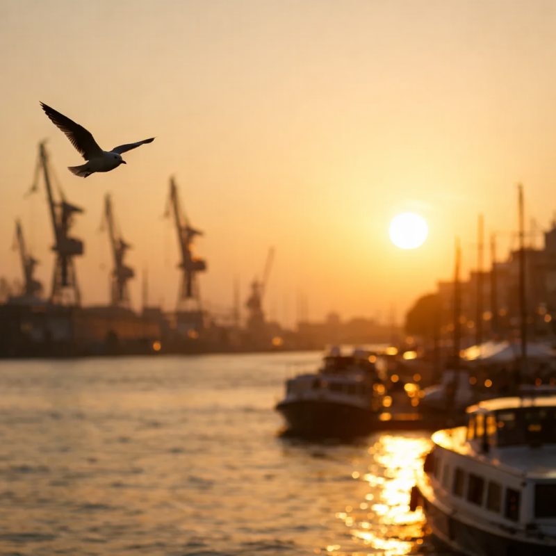 Havnerundfart med overnatning på Travelcircus i Hamburg
