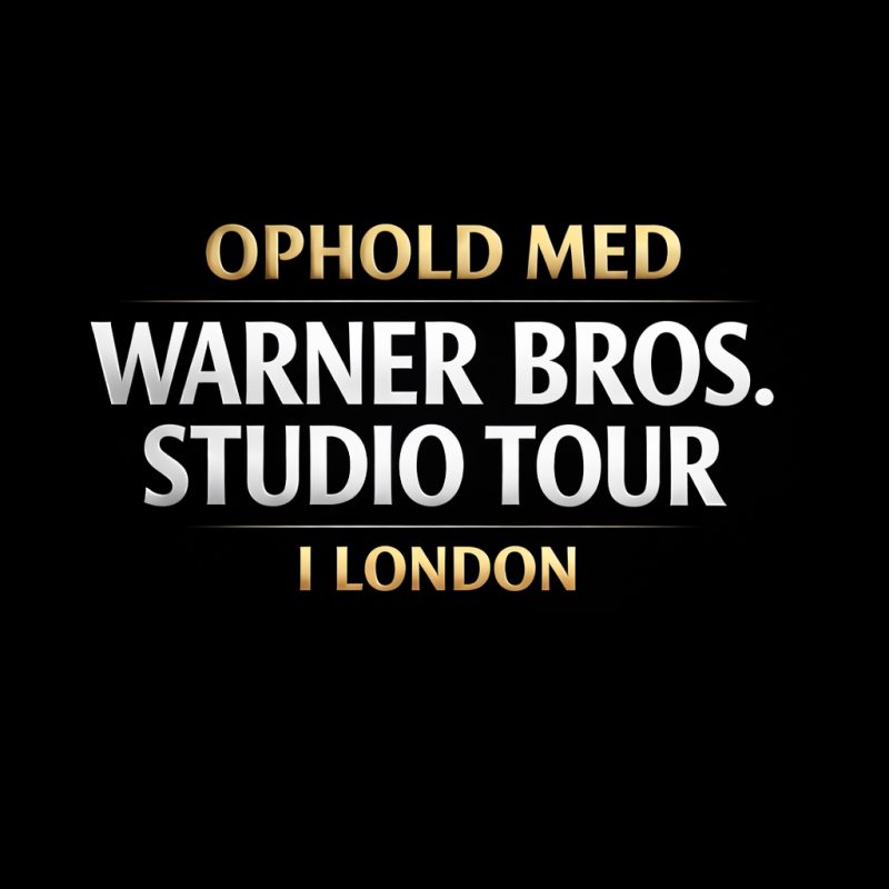 Ophold med Warner Bros. Studio Tour i London