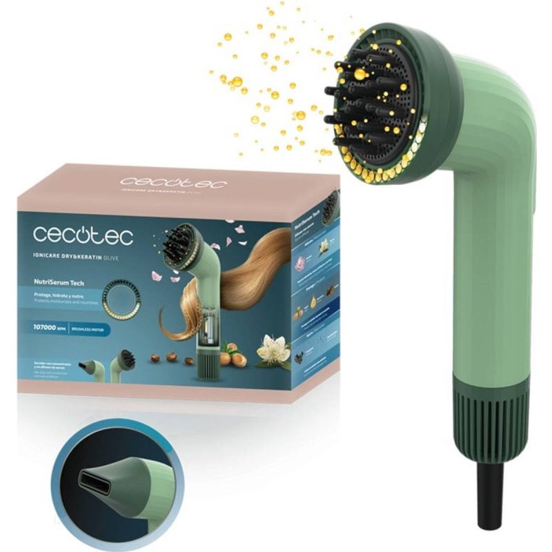 Cecotec IoniCare Dry Keratin Olive 1200W Ionisk Hårtørrer