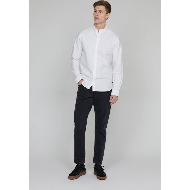 Matinique Matrostol BD Mand Langærmede Skjorter Regular Fit hos Magasin White