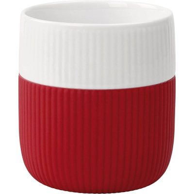Royal Copenhagen Fluted Contrast Crimson Krus 35cl
