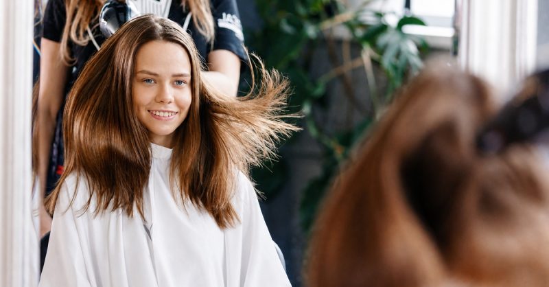 Wash, Custom Cut & Blowdry at SLICKS Hair Design for a Fresh Look