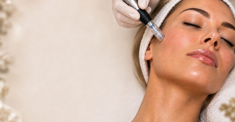 Microneedling with Salmon DNA Serum at Hannah Louise beauty and aesthetics