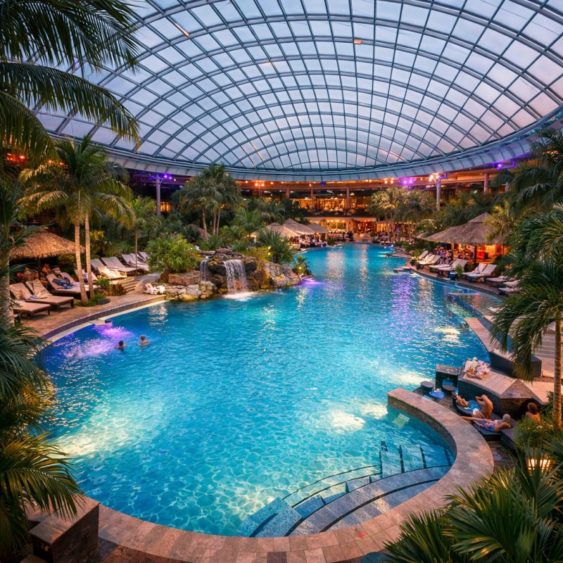 Hotelophold ved Therme Erding - verdens største badeland