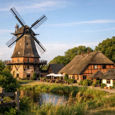 Ophold på Landhotel Lewitz Mühle i Mecklenburg Lake District