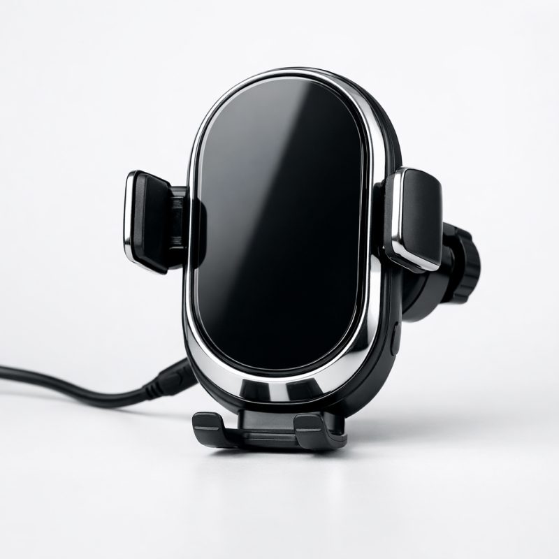 Trådløs mobiloplader og bilholder til nem navigation