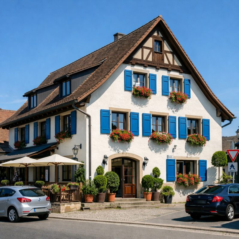 Afslappende ophold med morgenmad på Hotel-Gasthaus Krone i Bötzingen