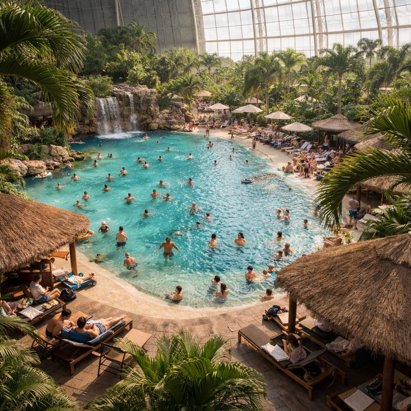 Ophold i safaritelt på Tropical Islands for 2 personer