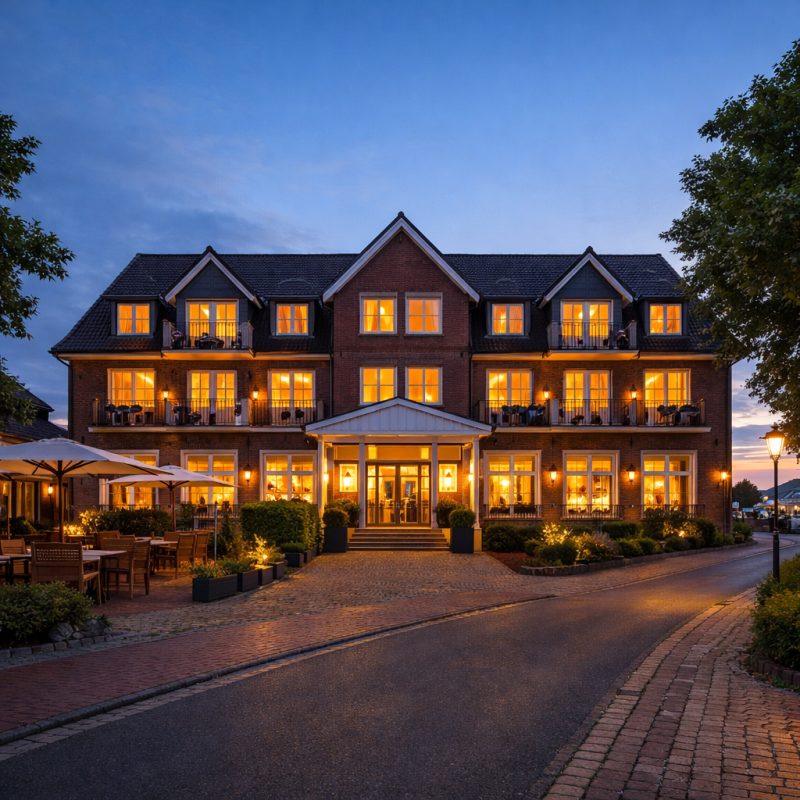 Ophold med halvpension på Hotel Zur alten Post i Büsum