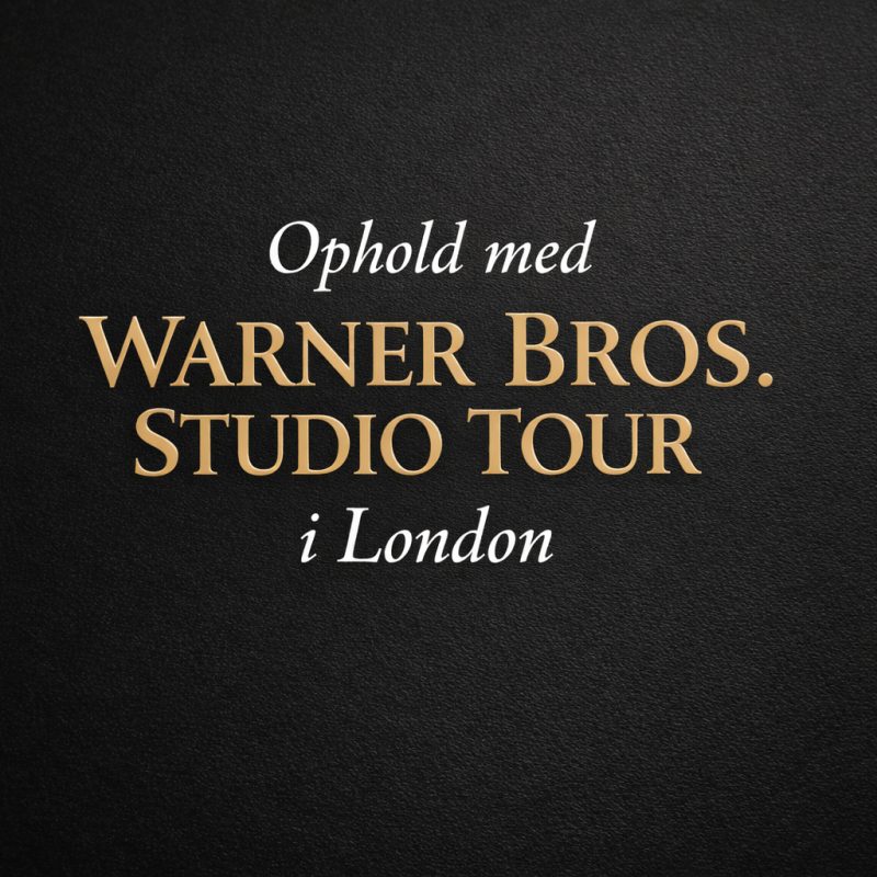 Ophold med Warner Bros. Studio Tour i London