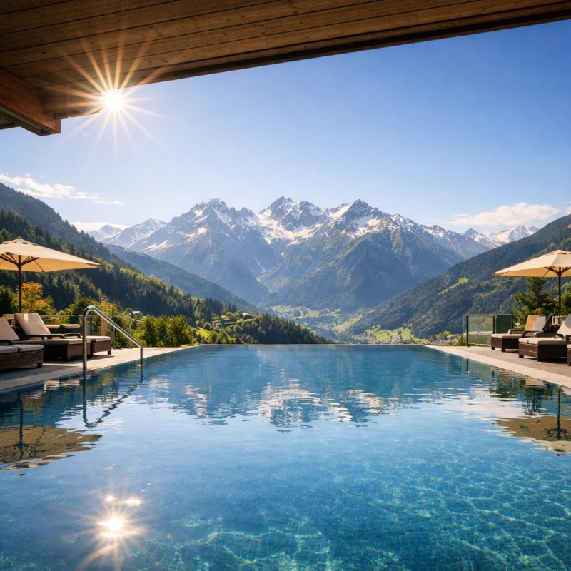 Ophold med halvpension og wellness på MY ALPENWELT Resort i Wald im Pinzgau