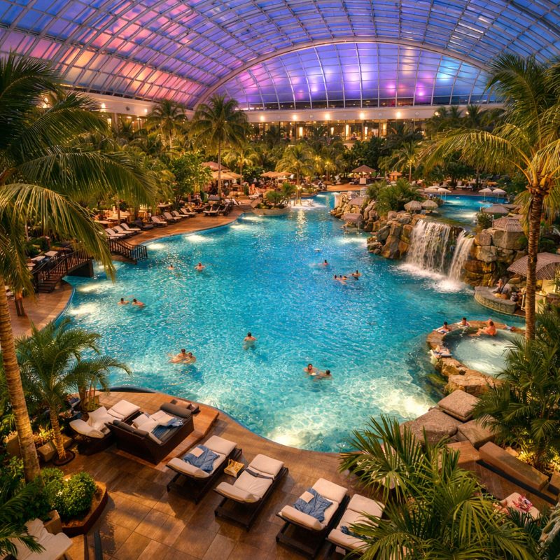 Ophold med morgenmad og adgang til Therme Erding i Erding