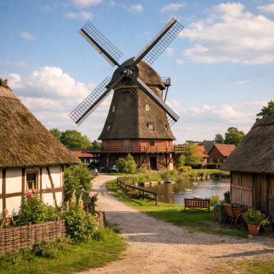 Ophold på Landhotel Lewitz Mühle i Mecklenburg Lake District