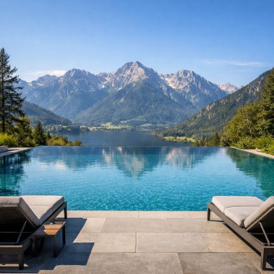 Wellnessophold på VIER - sports- og wellness-hotel med infinity-pool