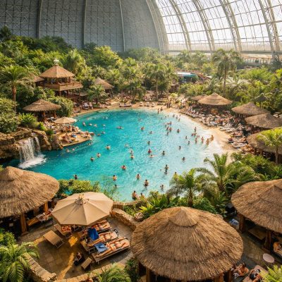 Ophold med morgenmad på Tropical Islands i Krausnick