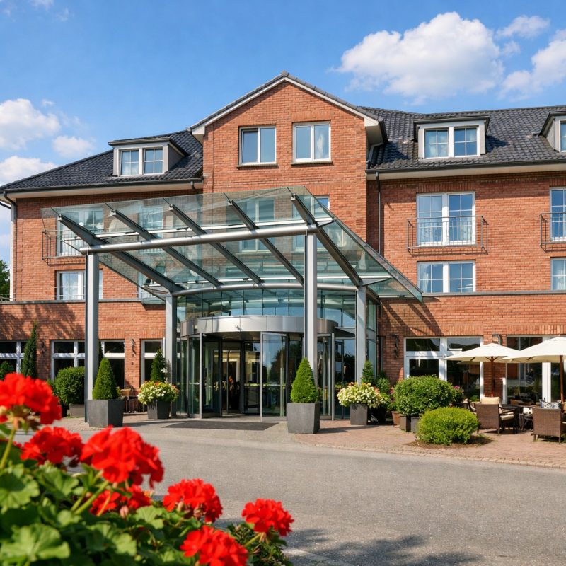 Ophold med morgenmad på Hotel Heidehof i Büdelsdorf