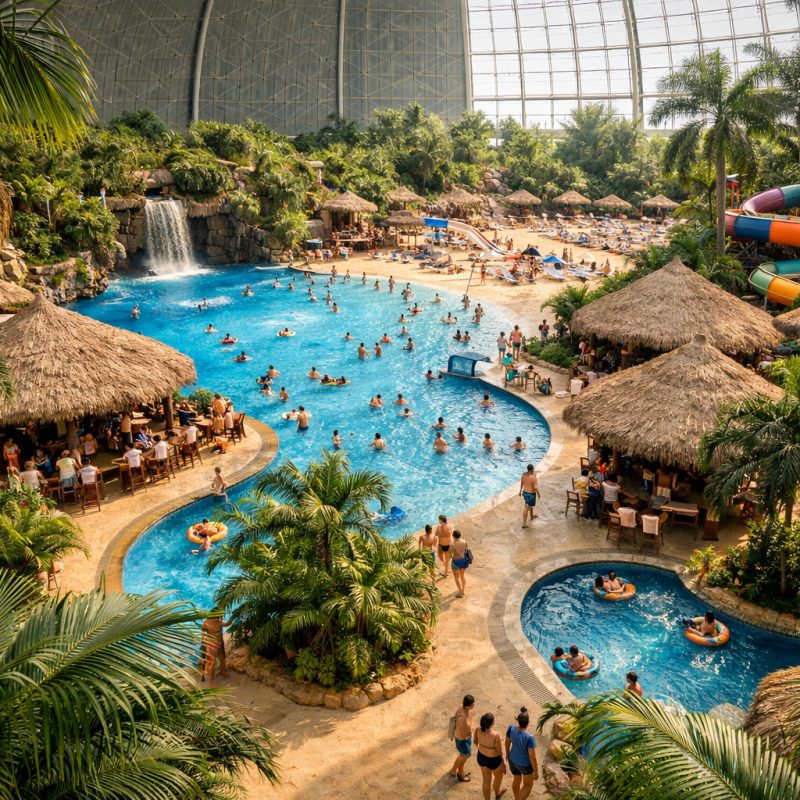 Ophold i safaritelt på Tropical Islands for 2 personer