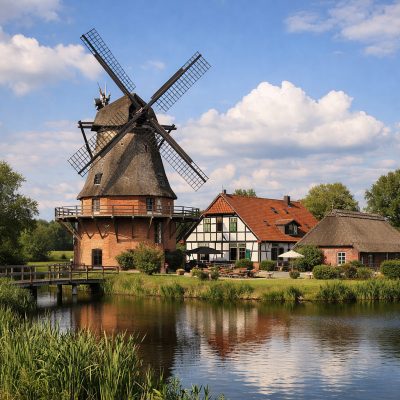 Ophold med morgenmad på Landhotel Lewitz Mühle i Banzkow