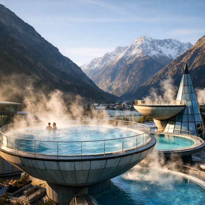 Ophold med halvpension på AQUA DOME Hotel & Spa Resort i Längenfeld