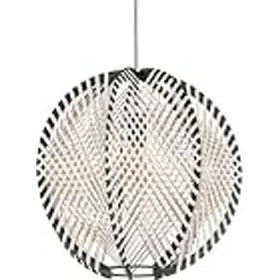 Eglo Waverton E27 Sort/Træ/Hvid Ø48 cm Pendel