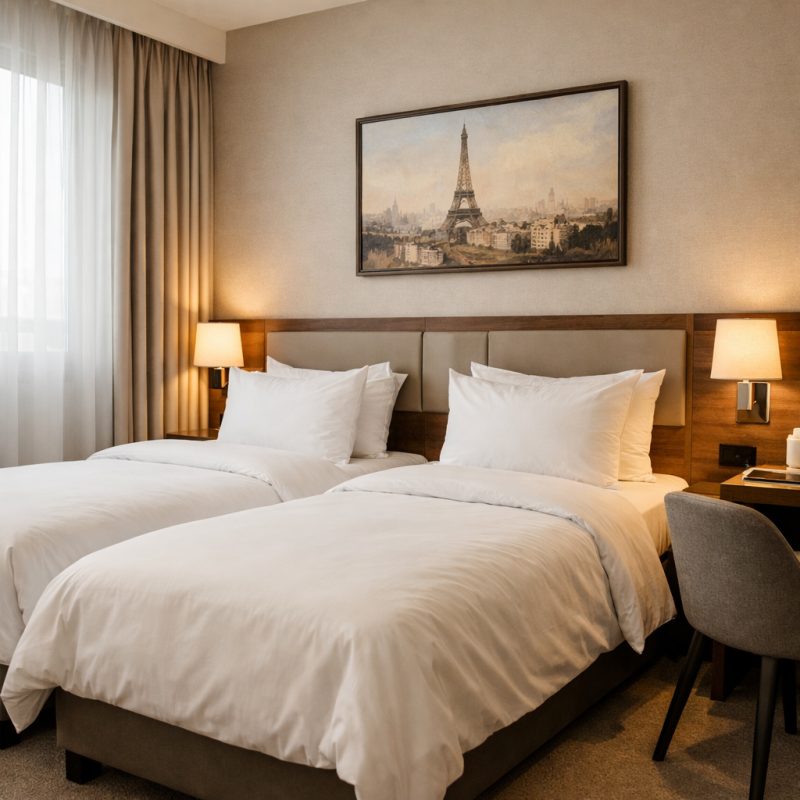 Stilfuldt ophold på Mercure Paris Saint-Ouen nær centrum