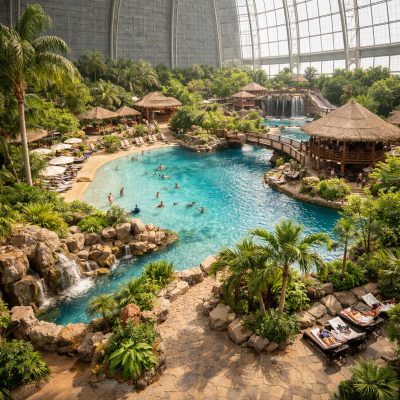 Ophold i Europas største tropeverden på Tropical Islands