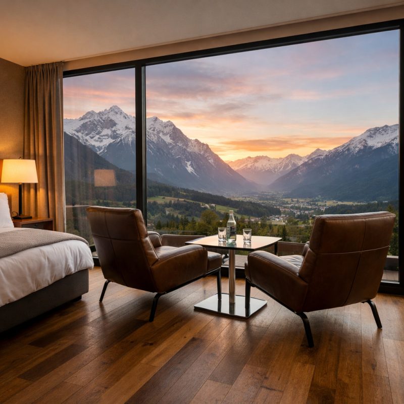 Ophold på Parkhotel Hall Tirol med naturoplevelser i Tyrol