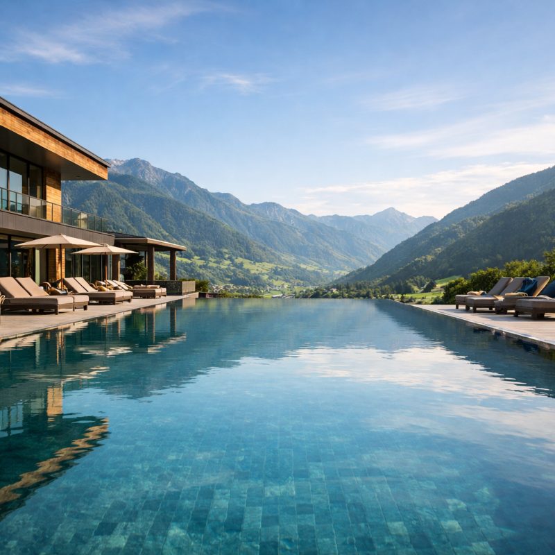 Ophold på VIER - stilfuldt wellnesshotel med infinity-pool