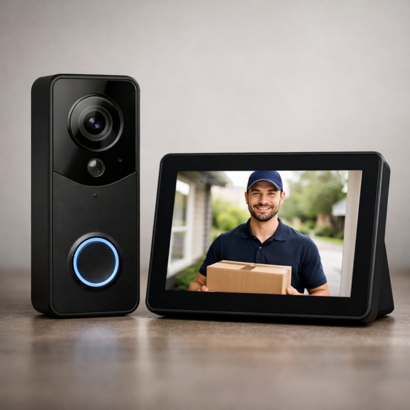 Smart video dørklokke - se, hvem der ringer, uanset hvor du er! (3)