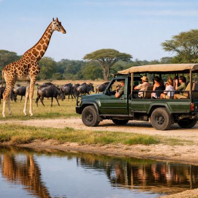 Ophold med overnatning i Serengeti Park i Hodenhagen