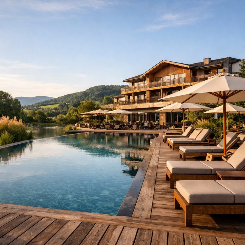 Wellnessophold med gourmetmad på Green Lake Hotel Weiher i Pfalz