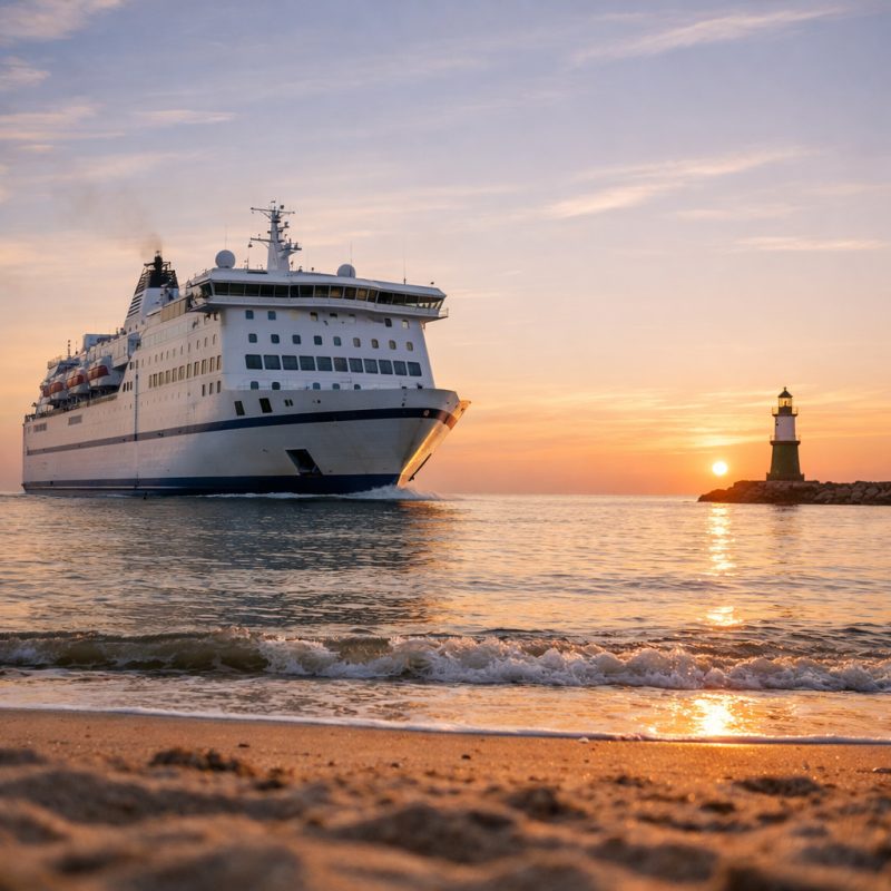 Mini-krydstogt med Travelcircus fra Travemünde til Sverige
