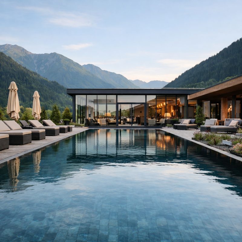 Ophold på VIER - sports- og wellness-hotel med infinity-pool
